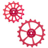 Kogel Bearings 14/18T Hybrid Ceramic Pulley Set Transmission Red  