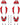 SIDI SRS Carbon Ground Inserts - Red 38-40