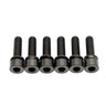 Better Bolts Industry Nine Ti Stem Bolt Kit Black 6/Count