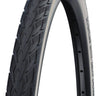 Schwalbe Delta Cruiser Plus Tire - 26 x 1-3/8 Clincher Wire Whitewall/Reflective Active Line PunctureGuard Green Compound E-25