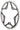 MSW Multi Speed 46t x 110mm Outer Chainring Black