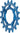 Wolf Tooth Single Speed Aluminum Cog - 17t Compatible with 3/32" Chains Blue