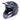 Kali Zoka Stripe  Full Face Helmet Large Black/Gray 