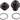 SunRingle SRC/SRX End Cap Kit Front - 9x100mm Q/R - Blk