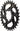 SRAM X-Sync 2 Eagle Direct Mount Chainring - 30 Tooth 3mm Boost Offset 12-Speed BLK Gold