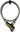 OnGuard Akita Non-Coil Cable Lock with Key: 10' x 12mm Silver/Black/Yellow
