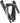 Elite Ala Water Bottle Cage - Gloss Black/White