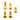 Better Bolts Fox 34 Fork Ti Bolt Kit Grip/Rhythm Gold 5/Count