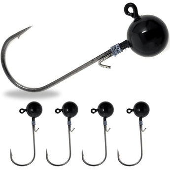 Reaction Tackle Tungsten Ball Jig Heads (5-Pack) - Gio's Outdoors