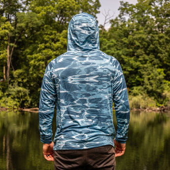 Reaction Tackle SPF UPF 50+ Long Sleeve Hooded Fishing Shirt - Gio's Outdoors