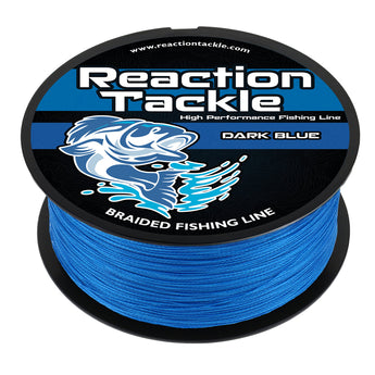 Reaction Tackle Braided Fishing Line - Dark Blue - Gio's Outdoors