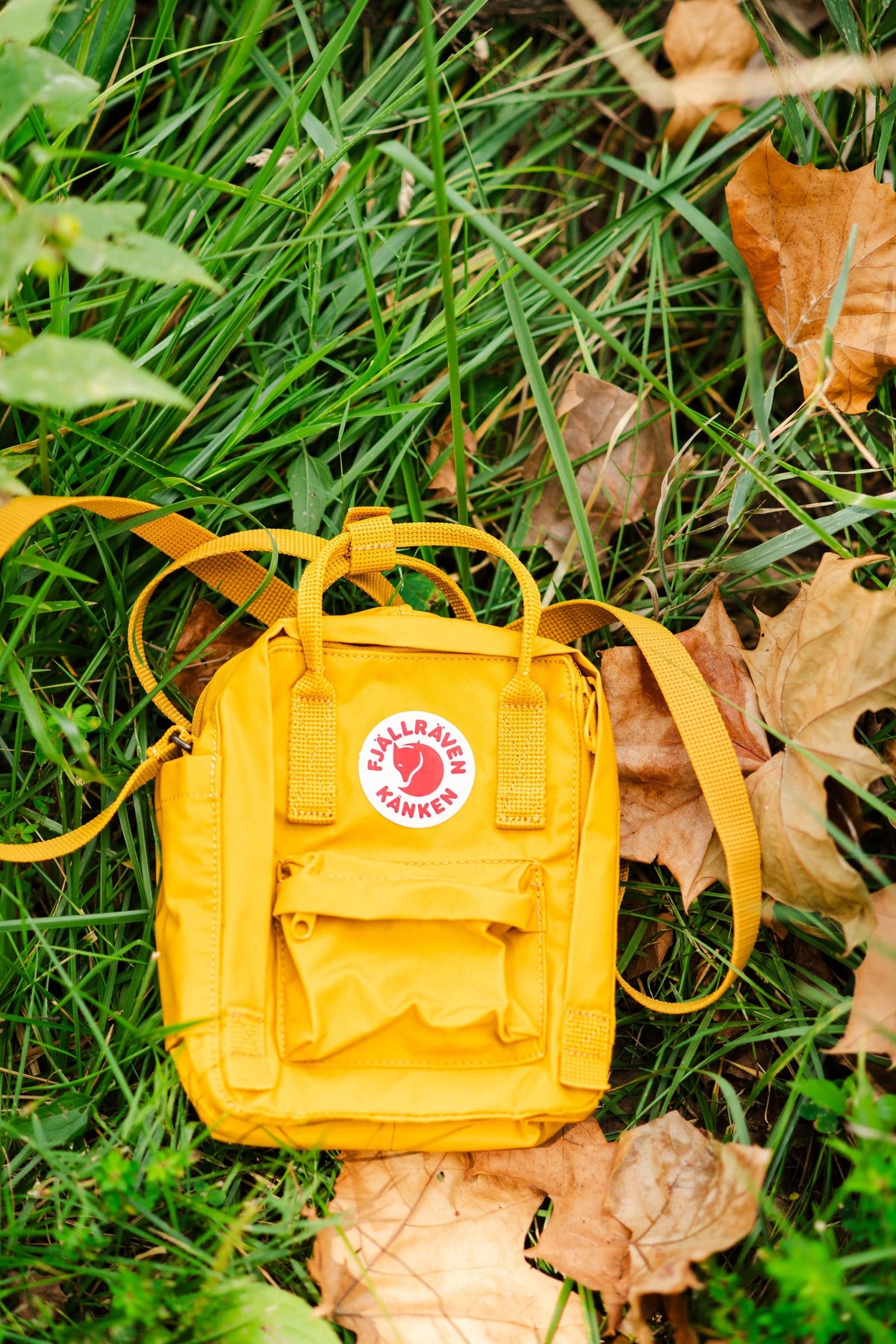 Fjallraven Kanken Yellow Crossbody Bag Fjallraven Kanken Sling Cross Body Bag Corn | My Fox Bag main image 2