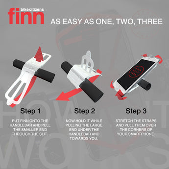 FINN - Universal Bicycle Phone Mount - Assorted Pack (4 Colors)