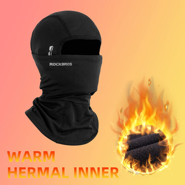 ROCKBROS Winter Ski Mask with Filter Pocket, Full Face Balaclava for Men Women - Gio's Outdoors -ROCKBROSUSA