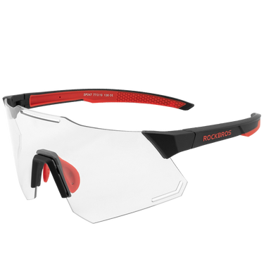 ROCKBROS UV400 Photochromic Cycling Glasses - Lightweight, Clear Lens - Gio's Outdoors -ROCKBROSUSA