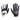 HIRZL Grippp Fit - Golf Gloves - White / Black