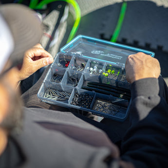 Reaction Tackle Standard Tackle Tray- Sturdy and Waterproof with 4 Reliable Clips - Gio's Outdoors