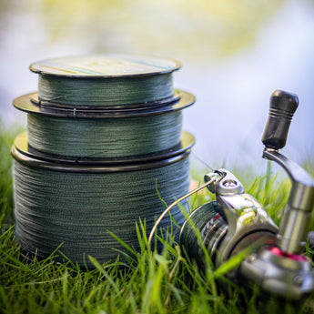 Reaction Tackle Braided Fishing Line - Moss Green - Gio's Outdoors