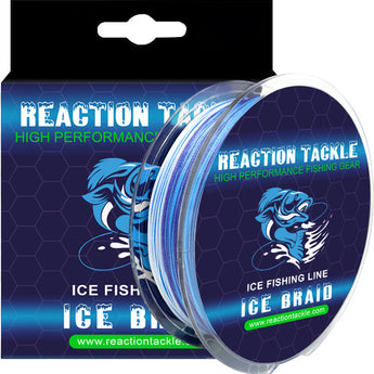 Reaction Tackle Ice Fishing Braided line - 8 Strand - Gio's Outdoors