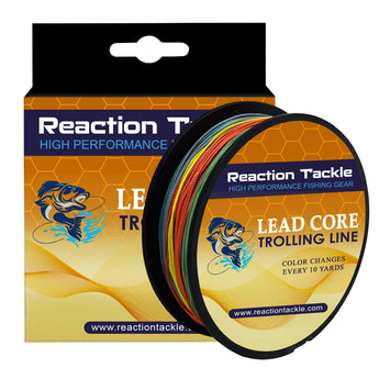 Reaction Tackle Lead Core Metered Trolling Braided Line - Gio's Outdoors