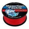 Reaction Tackle Braided Fishing Line - NO FADE Red - Gio's Outdoors