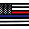 RED & BLUE LINE 3X5' POLY FLAG - Gio's Outdoors