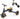 3-in-1 Kids Tricycle with Adjustable Seat and Removable Pedals - Gio's Outdoors -ROCKBROSUSA