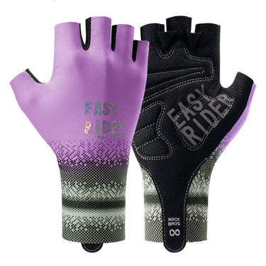 ROCKBROS Half-Finger Women Cycling Gloves Summer Gradient - Gio's Outdoors -ROCKBROSUSA