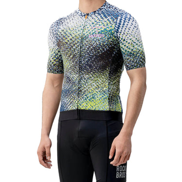 ROCKBROS Men's Short-Sleeve Camouflage Reflective Cycling Jersey - Gio's Outdoors -ROCKBROSUSA