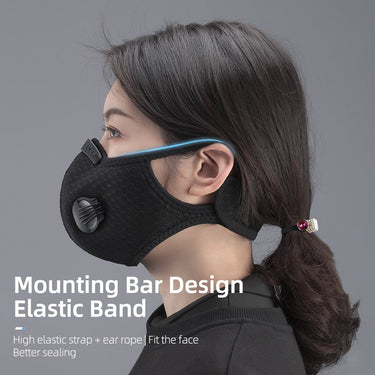 ROCKBROS-Cycling Face Mask Filter PM2.5 Anit-fog Breathable Dust-proof  Mask Anti-droplet- Buy 5 get 50% OFF - Gio's Outdoors -ROCKBROSUSA