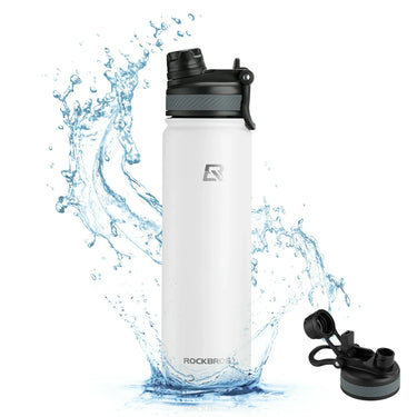 ROCKBROS Stainless Steel Insulated Water Bottle with Straw - Gio's Outdoors -ROCKBROSUSA