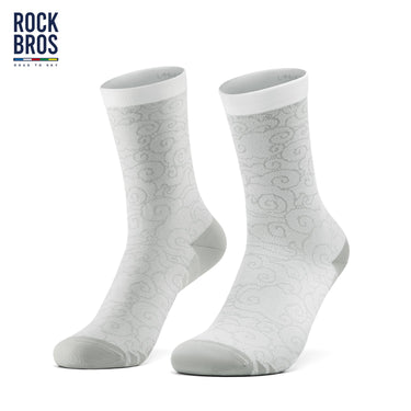 ROCKBROS Road to Sky Bike Socks Breathable Fabric Antibacterial Long Ride Cushioned - Gio's Outdoors -ROCKBROSUSA
