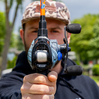 Reaction Tackle Baitcasting Fishing Reel- StreamX Edition- 7.5:1 gear ratio - NEW - Gio's Outdoors