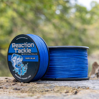 Reaction Tackle Braided Fishing Line - Dark Blue - Gio's Outdoors