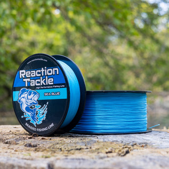 Reaction Tackle Braided Fishing Line - Sea Blue - Gio's Outdoors