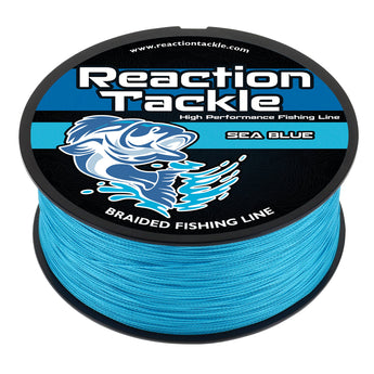 Reaction Tackle Braided Fishing Line - Sea Blue - Gio's Outdoors