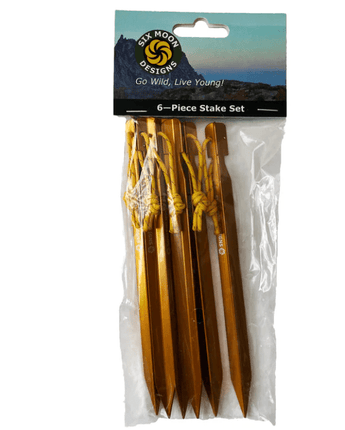 Six Moon Designs 6-Piece Stake Set - Gio's Outdoors