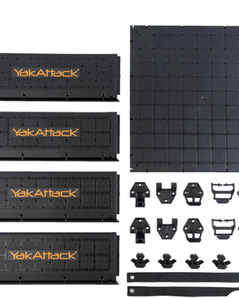 Yak Attack - 16x16 ShortStak Upgrade Kit for BlackPak Pro, Black - Gio's Outdoors