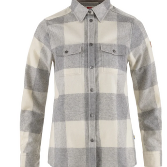 Fjällräven Canada Shirt Fog/Chalk White Flannel - Women's - Gio's Outdoors