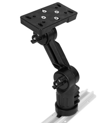 Yakattack Helix® Fish Finder Mount with Track Mounted LockNLoad™ Mounting System