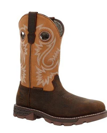 Men's Georgia Boot Carbo-Tec FLX 11" Waterproof Pull On Work Boot