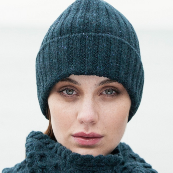 Aran Sweater Market Women's Ribbed Merino Wool Hat - Gio's Outdoors