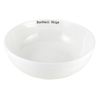 Football Chips Serving Bowl - Gio's Outdoors