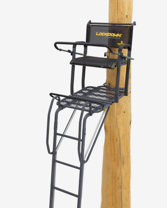 River's Edge Lockdown Wide Tree Stand  featuring the ULTIMATE Shooting Rail Available for Preorder