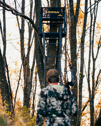 River's Edge Lockdown Wide Tree Stand  featuring the ULTIMATE Shooting Rail Available for Preorder