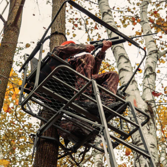 Rivers Edge Treestands  TwoPlex™ LS 2-Man Ladder Stand - Gio's Outdoors