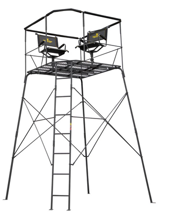 Rivers Edge Treestands  Quad Pod Two Person Tower Stand