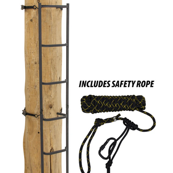 Rivers Edge Treestands  Big Foot Tree Ladder with Safety Rope - Gio's Outdoors