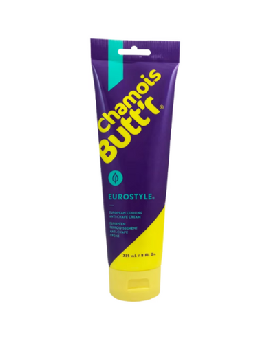 Chamois Butt'r Eurostyle Anti-Chafe Cream, 8 ounce tube - Gio's Outdoors