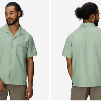 UPF 40 Short-Sleeve Camp Collared Shirt - Gio's Outdoors